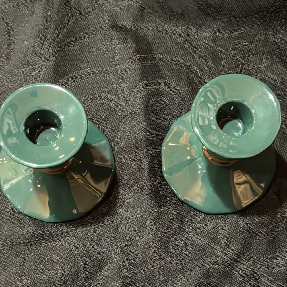 Partylite greenbriar taper holder green Candle Holders - Picture 4 of 7